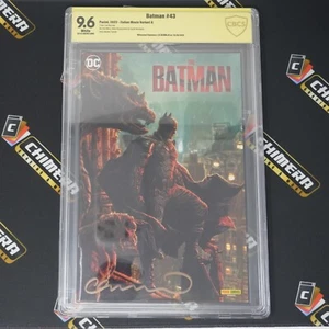 CBCS 9.6 The Batman Italiano Panini 2022 Movie Variant A Lee Bermejo Autografato - Picture 1 of 1
