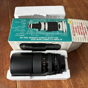 Canon Mount Macro Focus Kmart Focal 80-200mm F3.5 Auto Zoom Lens Camera A Type - Picture 1 of 11