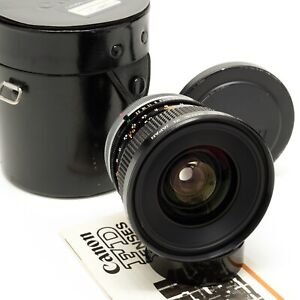 Canon FD 20mm F/2.8 S.S.C. BL Lens