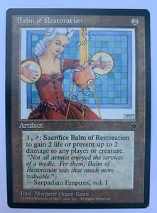 BALSAMO DI RESTAURO - MAGIC THE GATHERING - IMPERI CADUTI - RARO - Foto 1 di 2