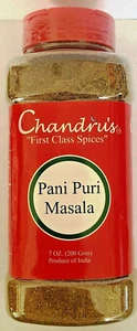 Chandru's Pani Puri (Gol Gappe) Masala - Tarro de 200 g - Vendedor de EE. UU. - Paquete múltiple descuento - Imagen 1 de 3