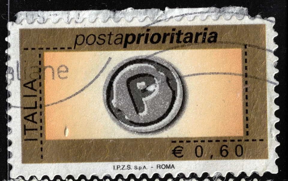 Italy - 2004 - 0,60€ - Priority Mail - #18091 - Image 1 of 1