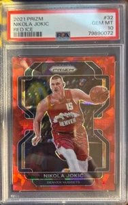 Panini Prizm #32 2021 Nikola Jokic Red Ice - Imagen 1 de 3