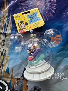 2024 Disney Parks Play In The Park Mickey Minnie Mouse Space Mountain Ornament - Picture 1 of 1