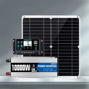 Generador Solar Inversor de Energía 10000W con Panel Solar 300W Hogar Kits Completos AV - Imagen 1 de 16