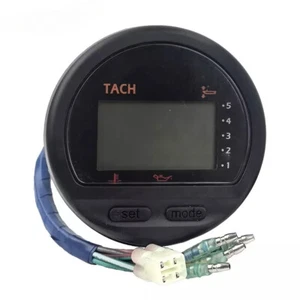 6Y5-8350T-20-00 Digital Multi-Function Gauge Tachometer Tach For Yamaha Outboard - Foto 1 di 6