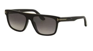 Occhiali da sole nuovi con etichette Tom Ford TF 628 FT0628 CECILIO-02 nero lucido sfumato 01B - Foto 1 di 3