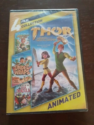 4 Film Kid's Collection: Thor/Adventure Planet/Underwraps/Dear Dracula (DVD) NEW - Image 1 of 3