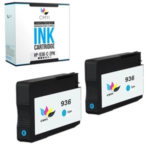 Kompatybilne z CMYi 936 wkłady atramentowe cyjan 2-pak do HP OfficeJet Pro 9135e 9110b - Zdjęcie 1 z 7