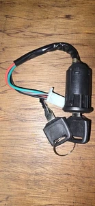 Universal Motorrad Zündschloss Schlüssel Schalter 4 Draht Quad Roller Pit Bike - Bild 1 von 3