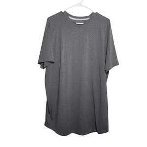 MSX Michael Strahan T-Shirt Men's XL Gray Crew Neck Vented Short Sleeve - Picture 1 of 8