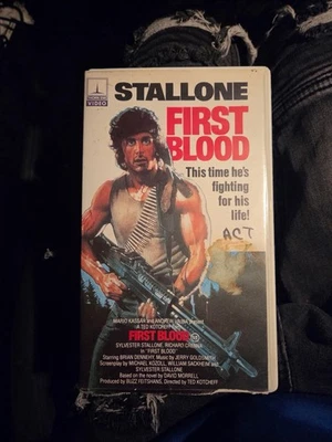 First Blood VHS 1982  Rare Excellent Condition Sylvester Stallone  - Image 1 of 4