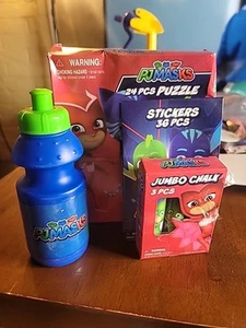 PJ MASK PARTY GIFT BASKET FAVOR PACK 4 ITEMS PT6 - Picture 1 of 5