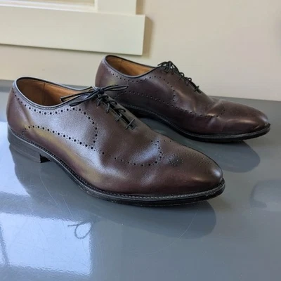 Oxford barroco Allen Edmonds Fairfax cuero sangre de buey reparación 12D Foto 1 de 4