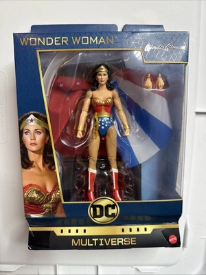DC Multiverse Lynda Carter Wonder Woman Signature Collection Figure New Sealed - Image 1 of 4