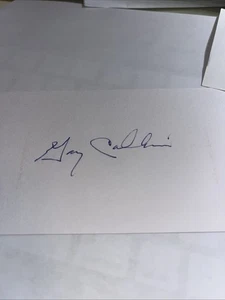 Gary Collin’s 1964 Cleveland Browns Signed 3x5 index Card - Picture 1 of 1