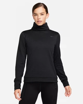 Nike Therma-FIT Swift Element Turtleneck Running Top FB5306-010 Women's Large - Image 1 of 4