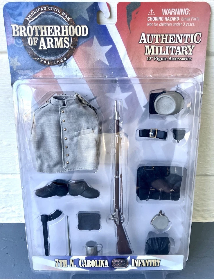 RARO - Carolina del Norte 7ª Infantería, Hermandad de Armas, Escala 1/6, Juego Cardado Foto 1 de 1