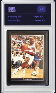 1993-94 Skybox Franz #14 Terry Porter Trail Blazers NBA - CGA 9.0 Digital Grade - Bild 1 von 2