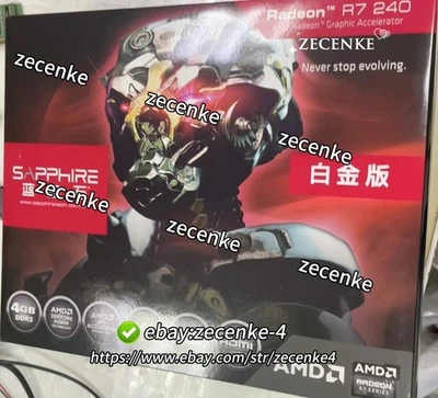 Radeon R7 240 Grafikkarte 4GB Sapphire AMDVGA HDMI DVI PCI-e 3.0 Single-Slot - Image 1 of 3