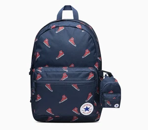 Converse Go 2 Backpack Full Size Chuck Taylor Shoe Pattern Laptop Sleeve Bag - Picture 1 of 7