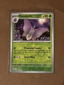 Venomoth - 049/165 - Uncommon - Reverse Holo - Near Mint - Picture 1 of 2