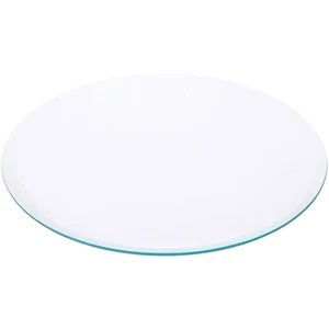 Plymor 10" Round, 5mm Thick Beveled Clear Glass Circle - Picture 1 of 1