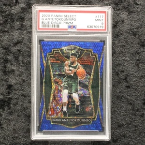 Panini Select Giannis Antetokounmpo /25 PSA 10 Blue Disco Prizm NBA - Picture 1 of 2