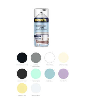 Bondex Kreidefarbe Spray Shabby Chic 400 ml Seidenmatt Innenbereich Farbwahl - Bild 1 von 2