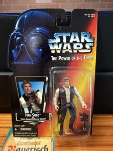 Figura de acción Star Wars: Power of the Force Han Solo 1995 NUEVO - Imagen 1 de 2