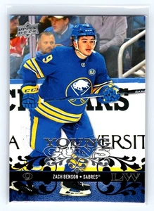 2023-24 Upper Deck 2008-09 Upper Deck Retro #T-29 Zach Benson Buffalo Sabres - Picture 1 of 2