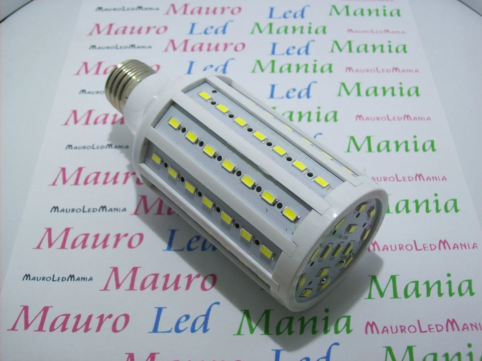 LAMPADA E27 LED 18W RESA 180W 84 SMD 5730 BIANCO CALDO 3500K PAVIA - Immagine 1 di 1