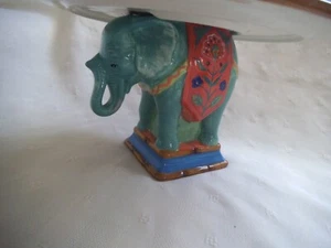 TRACY PORTER POETIC WANDERLUST EDEN RANCH ELEPHANT CAKE PLATE - Picture 1 of 10