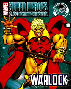 Marvel Super Heroes Warlock 90 Magazine Revues Figurine Eaglemoss Comics BD Film - Picture 1 of 24