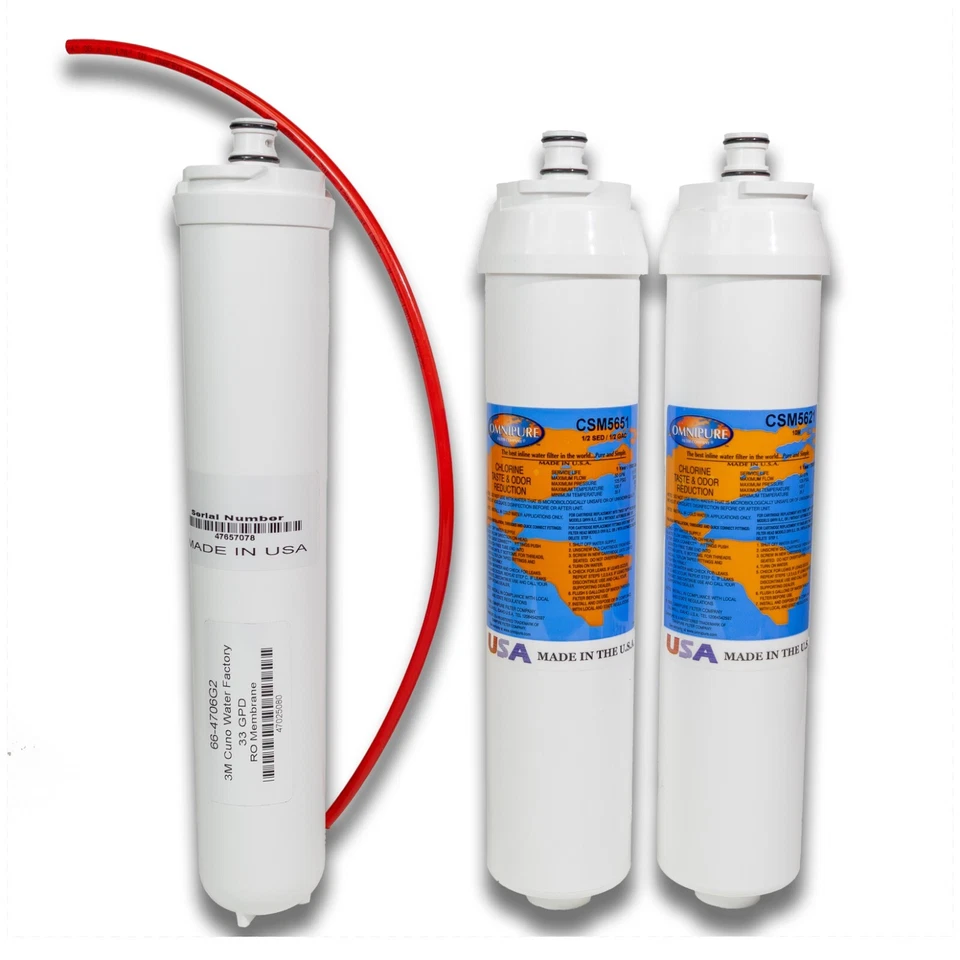 3M Cuno water Factory Compatible RO Membrane 33 GPD (set) CSM5651, CSM5621 - Image 1 of 1