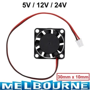 5V 12V 24V PC Cooling DC Fan 30mm x 10mm CPU Cooler 2 Pin Heat Sink RPM 3010 - Picture 1 of 18