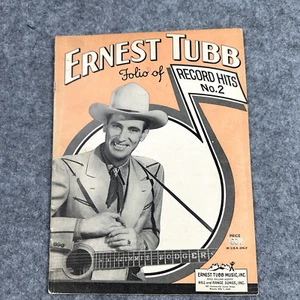 Vintage Ernest Tubb Folio of Recorded Hits No. 2 Music and Photos 1950 Country - Picture 1 of 13