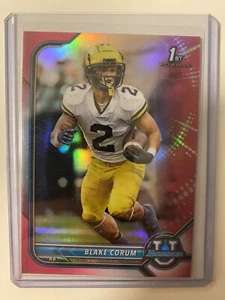 2022 Bowman Chrome Black Corum 1st Bowman Pink Refractor - Picture 1 of 2