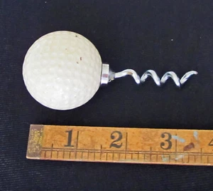 Sacacorchos de pelota de golf vintage para botella de vino abierta, alrededor de 1960 - Imagen 1 de 5