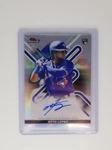 2022 Topps Finest Baseball Otto Lopez Refractor Auto - FA-OL - Picture 1 of 2