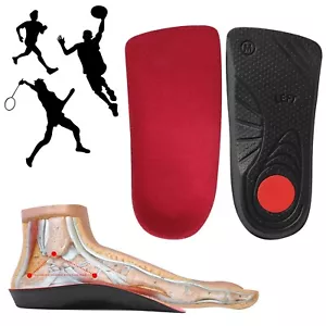 Men Orthotic Shoe Insoles Insert Support Plantar Fasciitis Flat Feet Foot Pain - Picture 1 of 11