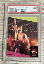 POP 1  1991 Pro Set SuperStars Musicards U.K.# 51  MC HAMMER PSA 9 MINT G2