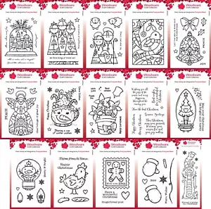 Woodware Christmas Festive Clear Stamps - by Francoise Read Creative Expression - Picture 1 of 70