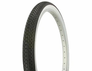 NEUMÁTICO DE BICICLETA 26 X 2.125 NEGRO/BLANCO PARED LATERAL HF120a Lowrider Beach Cruiser neumático - Imagen 1 de 1