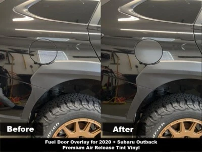 CRUX MOTORSPORTS FUEL DOOR OVERLAY FOR 20-25 SUBARU OUTBACK - Image 1 of 2