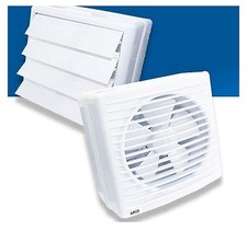 Ventilatore da parete ventilatore da bagno ventilatore con sportello di chiusura, ventilatore ventilatore ambiente aria di scarico