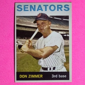 1964 Topps Baseball #134 Don Zimmer - Senators - EX Vintage Card - Picture 1 of 1