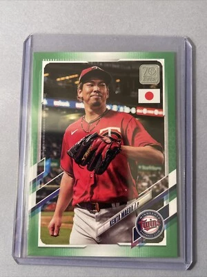 KENTA MAEDA 2021 Topps Japan Inaugural Edition Baseball Green Parallel #21/75 - Image 1 of 2