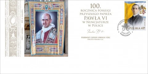 POLAND FDC 23 100th Anniv Service Future Pope Paul VI At Poland #2247 (2777) Cover