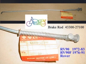 Suzuki RV90 Brake Rod 1972-1991 NOS RV90 RV90F Rear Brake ROD 43300-27100 - Picture 1 of 1